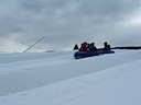 Kids going down