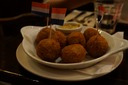 Bitterballen at Haesje Claes in Amsterdam.  Meat, potatoes and cream- fried.